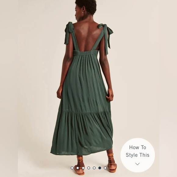 Abercrombie Dress - Tie-Strap Babydoll Midaxi
Dress - X-Small - Picture 6 of 6